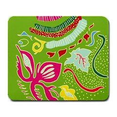 Green Organic Abstract Large Mousepads