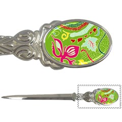 Green Organic Abstract Letter Openers