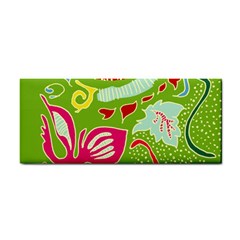 Green Organic Abstract Hand Towel