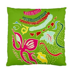 Green Organic Abstract Standard Cushion Case (Two Sides)