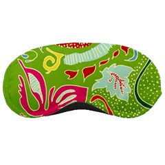 Green Organic Abstract Sleeping Masks