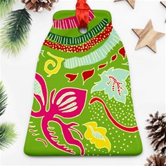 Green Organic Abstract Ornament (Bell) 