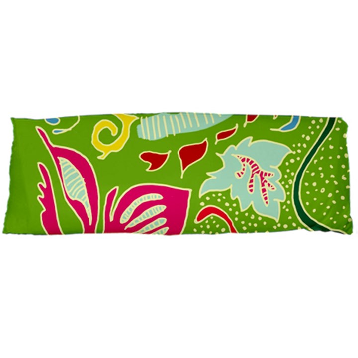 Green Organic Abstract Body Pillow Case Dakimakura (Two Sides)