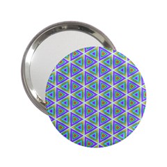 Colorful Retro Geometric Pattern 2 25  Handbag Mirrors by DanaeStudio