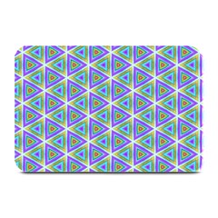 Colorful Retro Geometric Pattern Plate Mats by DanaeStudio