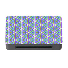 Colorful Retro Geometric Pattern Memory Card Reader With Cf by DanaeStudio