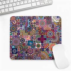 Ornamental Mosaic Background Large Mousepads by TastefulDesigns