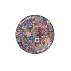 Ornamental Mosaic Background Hat Clip Ball Marker by TastefulDesigns