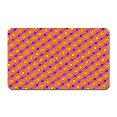 Vibrant Retro Diamond Pattern Magnet (rectangular) by DanaeStudio