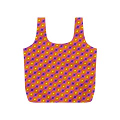 Vibrant Retro Diamond Pattern Full Print Recycle Bags (s)  by DanaeStudio