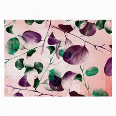 Spiral Eucalyptus Leaves Large Glasses Cloth by DanaeStudio