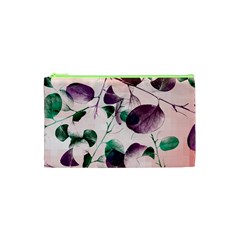 Spiral Eucalyptus Leaves Cosmetic Bag (xs) by DanaeStudio