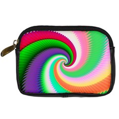 Colorful Spiral Dragon Scales   Digital Camera Cases by designworld65