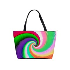 Colorful Spiral Dragon Scales   Shoulder Handbags by designworld65