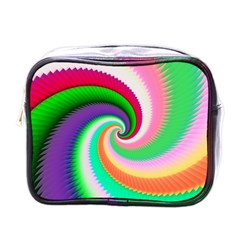 Colorful Spiral Dragon Scales   Mini Toiletries Bags by designworld65