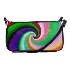 Colorful Spiral Dragon Scales   Shoulder Clutch Bags by designworld65