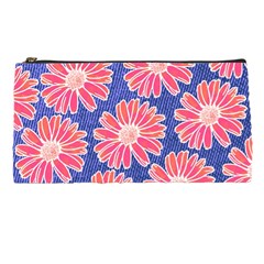 Pink Daisy Pattern Pencil Cases by DanaeStudio