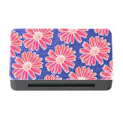 Pink Daisy Pattern Memory Card Reader With Cf by DanaeStudio