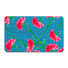 Carnations Magnet (rectangular)