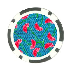 Carnations Poker Chip Card Guards (10 Pack)  by DanaeStudio