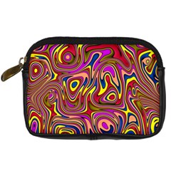 Abstract Shimmering Multicolor Swirly Digital Camera Cases by designworld65