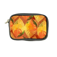 Fall Colors Leaves Pattern Coin Purse by DanaeStudio