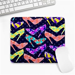 Colorful High Heels Pattern Large Mousepads by DanaeStudio