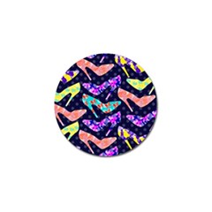 Colorful High Heels Pattern Golf Ball Marker by DanaeStudio