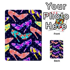 Colorful High Heels Pattern Multi-purpose Cards (rectangle) 