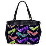 Colorful High Heels Pattern Office Handbags Front