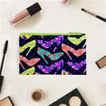 Colorful High Heels Pattern Cosmetic Bag (XS) Back