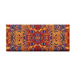 Oriental Watercolor Ornaments Kaleidoscope Mosaic Hand Towel