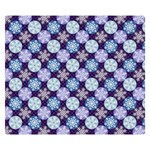 Snowflakes Pattern Double Sided Flano Blanket (Small)  50 x40  Blanket Front