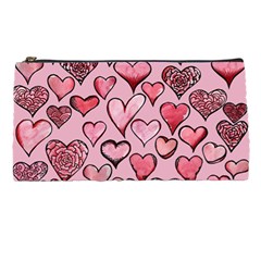 Artistic Valentine Hearts Pencil Cases by BubbSnugg