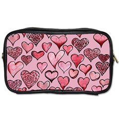 Artistic Valentine Hearts Toiletries Bags by BubbSnugg