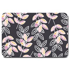 Winter Beautiful Foliage  Large Doormat  by DanaeStudio