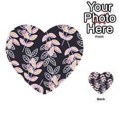 Winter Beautiful Foliage  Multi-purpose Cards (heart) 