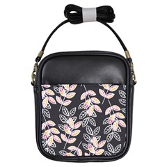 Winter Beautiful Foliage  Girls Sling Bags