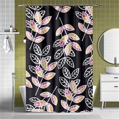 Winter Beautiful Foliage  Shower Curtain 48  X 72  (small) 