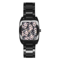 Winter Beautiful Foliage  Stainless Steel Barrel Watch