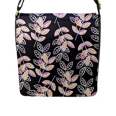 Winter Beautiful Foliage  Flap Messenger Bag (l) 