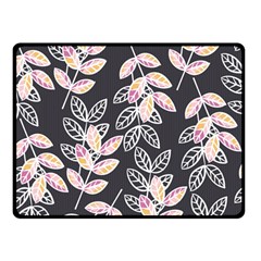 Winter Beautiful Foliage  Double Sided Fleece Blanket (small) 