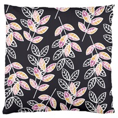 Winter Beautiful Foliage  Large Flano Cushion Case (two Sides)