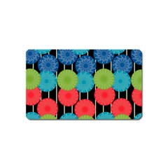 Vibrant Retro Pattern Magnet (name Card) by DanaeStudio