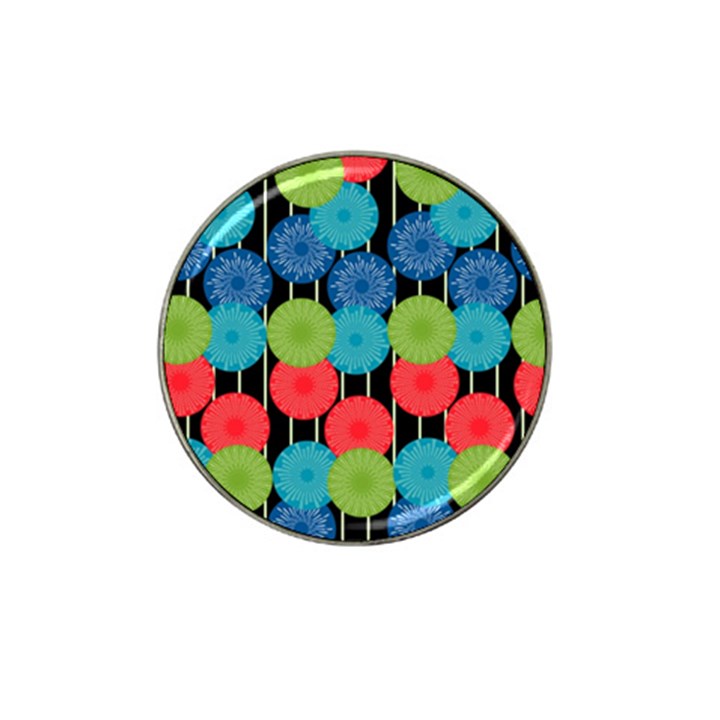 Vibrant Retro Pattern Hat Clip Ball Marker (10 pack)