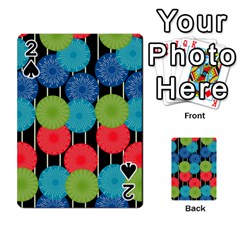 Vibrant Retro Pattern Playing Cards 54 Designs 