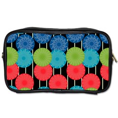 Vibrant Retro Pattern Toiletries Bags 2-side by DanaeStudio