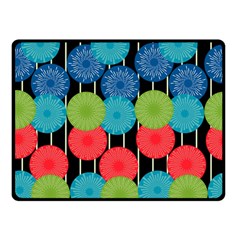 Vibrant Retro Pattern Double Sided Fleece Blanket (small)  by DanaeStudio