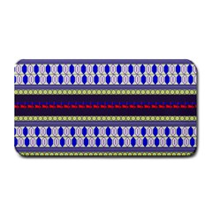 Colorful Retro Geometric Pattern Medium Bar Mats by DanaeStudio