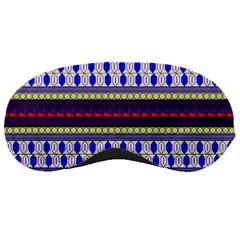 Colorful Retro Geometric Pattern Sleeping Masks by DanaeStudio